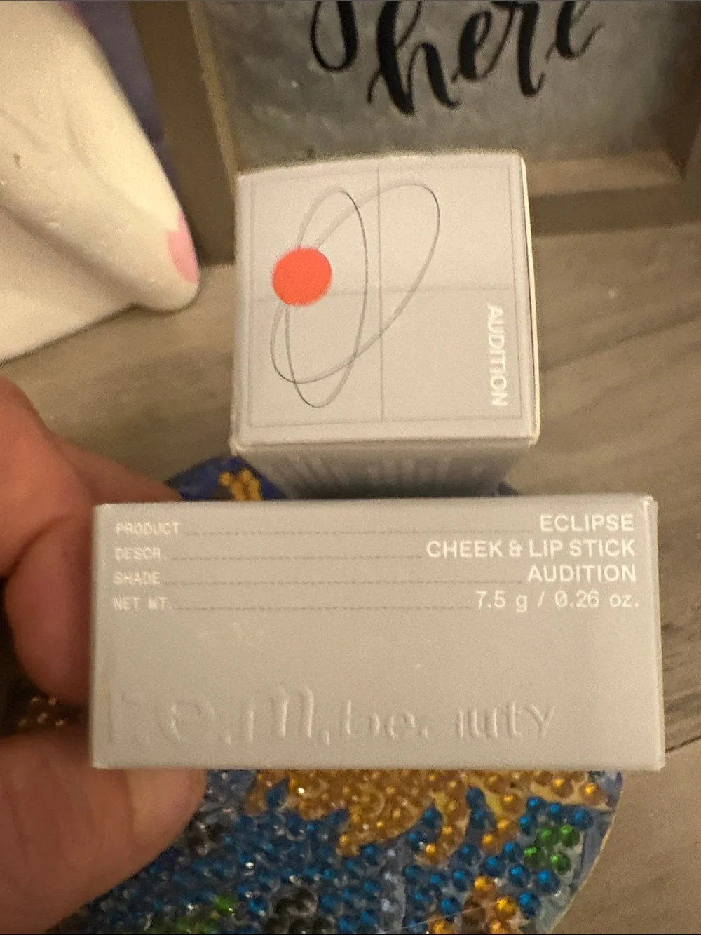 r.e.m. beauty by ADRIANA GRANDE: Eclipse Cheek & Lip Stick-Color: Audition NIB